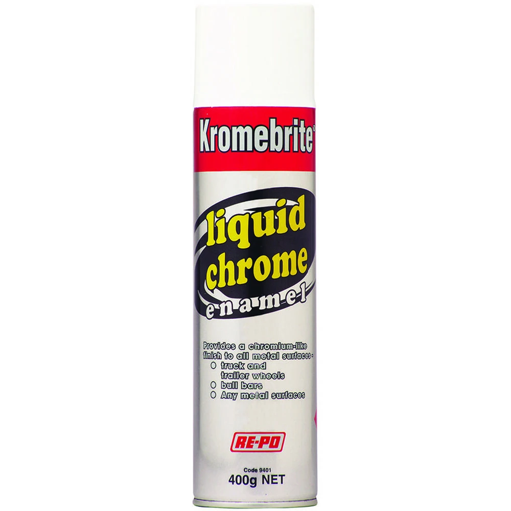 Re-Po Kromebrite Liquid Chome Enamel - 400g 1 Re-Po Kromebrite Liquid Chome Enamel - 400g
