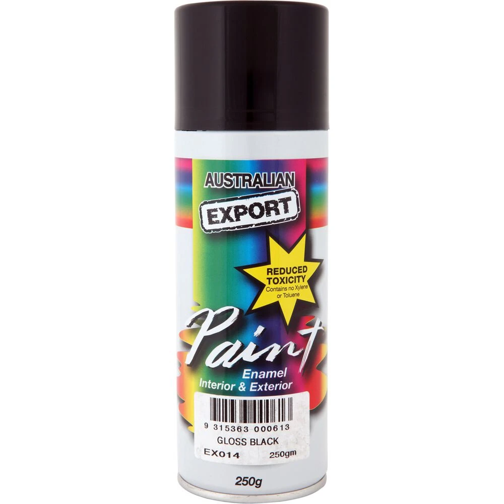 Export Enamel Paint, Gloss Black - 250g 1 Export Enamel Paint, Gloss Black - 250g