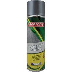 Septone® Hammer Finish Paint, Silver - 400g