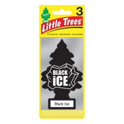 Little Trees Air Freshener - Black Ice 3 Pack