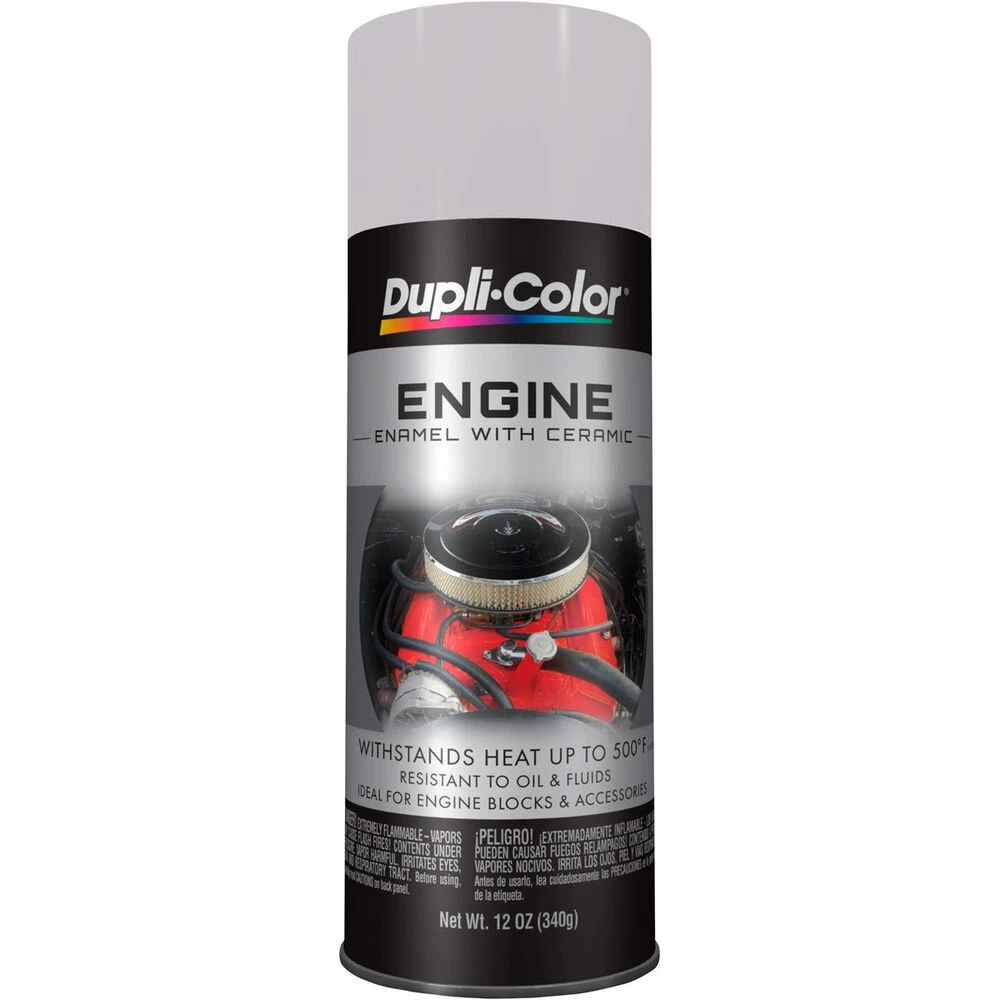 Dupli-Color Engine Enamel Aerosol Paint, Aluminium - 340g 1 Dupli-Color Engine Enamel Aerosol Paint, Aluminium - 340g