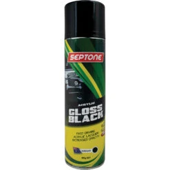 Septone® Acrylic Paint, Gloss Black - 400g
