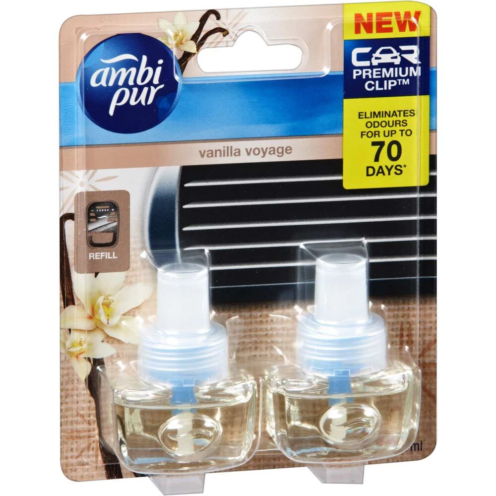 Ambi Pur Air Freshener Refill - Vanilla Voyage, 2 Pack 2 Ambi Pur Air Freshener Refill - Vanilla Voyage, 2 Pack - Image 2