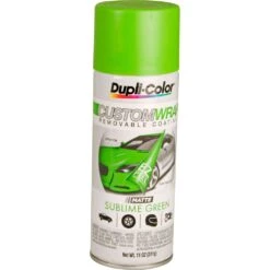 Dupli-Color Aerosol Paint Custom Wrap, Matte Sublime Green - 311g