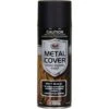 SCA Metal Cover Enamel Rust Paint, Matt Black - 300g