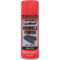 Dupli-Color Wrinkle Aerosol Paint - Wrinkle Finish, Red - 312g