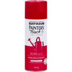 Rust-Oleum Rustoleum Aerosol Paint - Painters Touch Plus, Chile Red