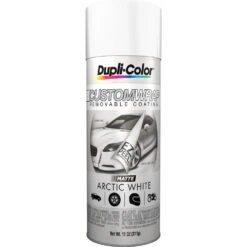 Dupli-Color Aerosol Paint Custom Wrap, Matte Arctic White - 311g