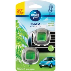 Ambi Pur Mini Air Freshener NZ Springs, 2 Pack
