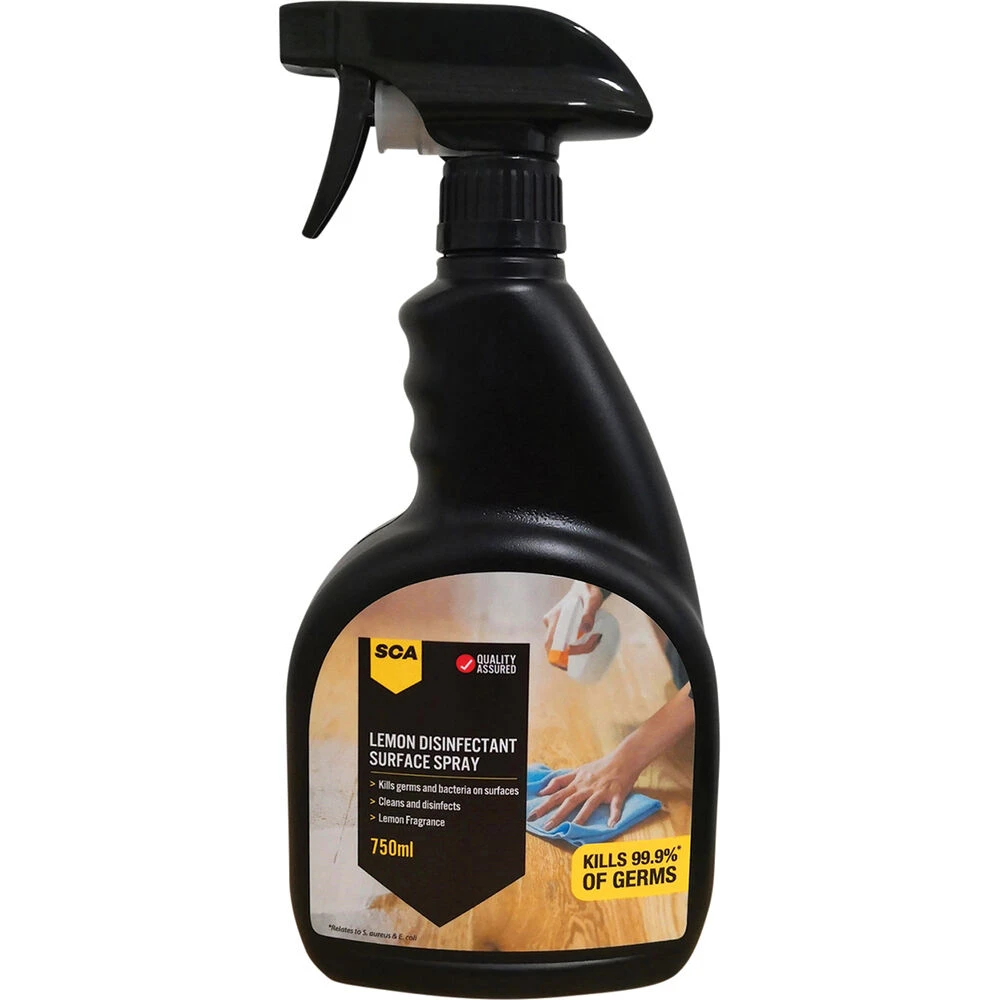SCA Lemon Disinfectant Surface Spray - 750mL 1 SCA Lemon Disinfectant Surface Spray - 750mL