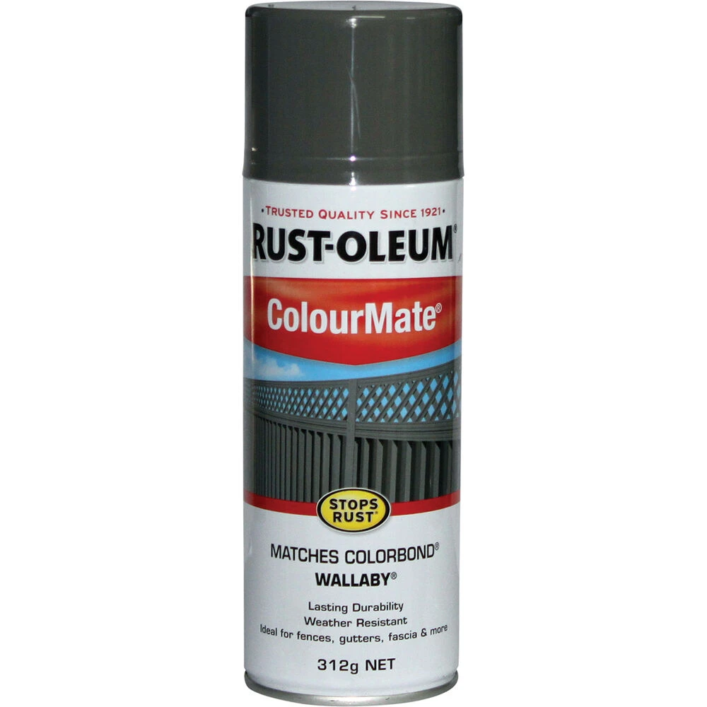 Rust-Oleum Aerosol Paint - Colourmate, Wallaby 312g 1 Rust-Oleum Aerosol Paint - Colourmate, Wallaby 312g
