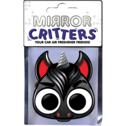 Mirror Critter Air Freshener - Black Stallion Black Night