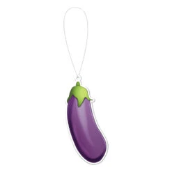 Emoji Eggplant Air Freshener Grape
