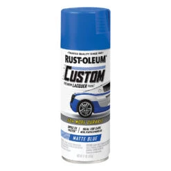 Rust-Oleum Custom Premium Lacquer Paint, Matt Blue - 312g