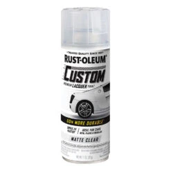 Rust-Oleum Custom Premium Lacquer Paint, Matt Clear - 312g