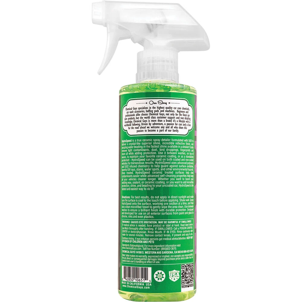 Chemical Guys HydroSpeed Ceramic Quick Detailer 473mL 2 Chemical Guys HydroSpeed Ceramic Quick Detailer 473mL - Image 2