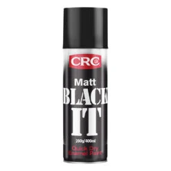 CRC Black It Enamel Paint, Matt Black - 400g