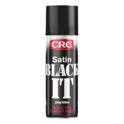CRC Black It Enamel Paint, Satin Black - 400g