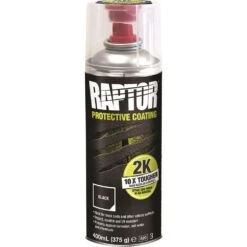 Raptor 2K Protective Coating, Black - 400mL