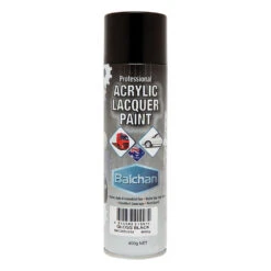 Balchan Acrylic Paint, Gloss Black - 400g