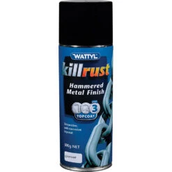 Wattyl Killrust Epoxy Gloss Enamel Aerosol Paint, Charcoal - 300g