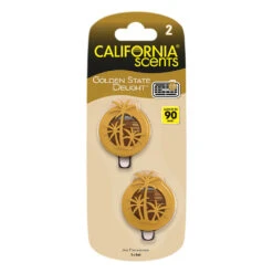 California Scents Mini Diffuser Air Freshener Gold State Delight 2 Pack