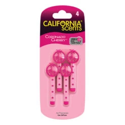 California Scents Vent Stick Air Freshener Coronado Cherry 4 Pack