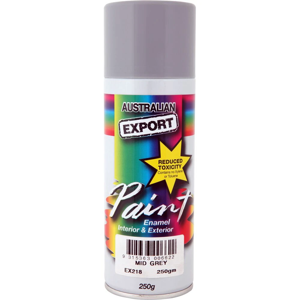 Export Enamel Paint, Mid Grey - 250g 1 Export Enamel Paint, Mid Grey - 250g