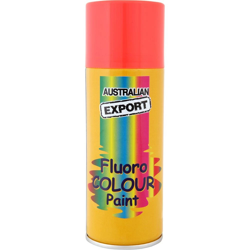 Export Enamel Paint, Fluro Blaze Orange - 125g 1 Export Enamel Paint, Fluro Blaze Orange - 125g