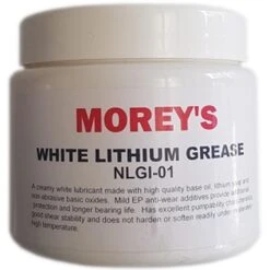 Morey Oil Poly White Grease Pot - 500g, 430045-W1